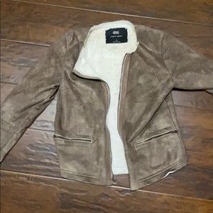 Suede tan coat